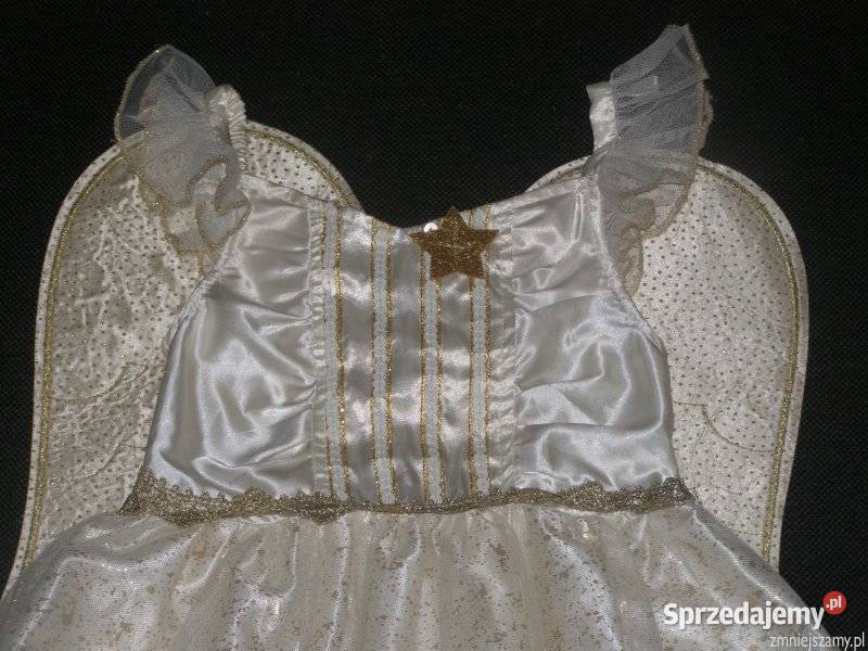 Strój kostium przebranie ANIOŁ ANIOŁEK JASEŁKA Sukienki i spódniczki Siedlce