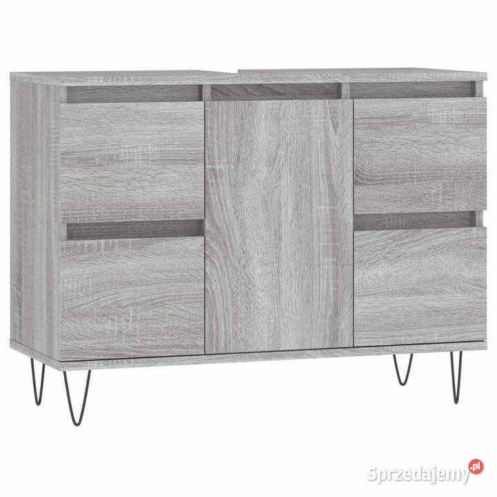 Szafka łazienkowa szary dąb sonoma 80x33x60 Łazienkowe Warszawa