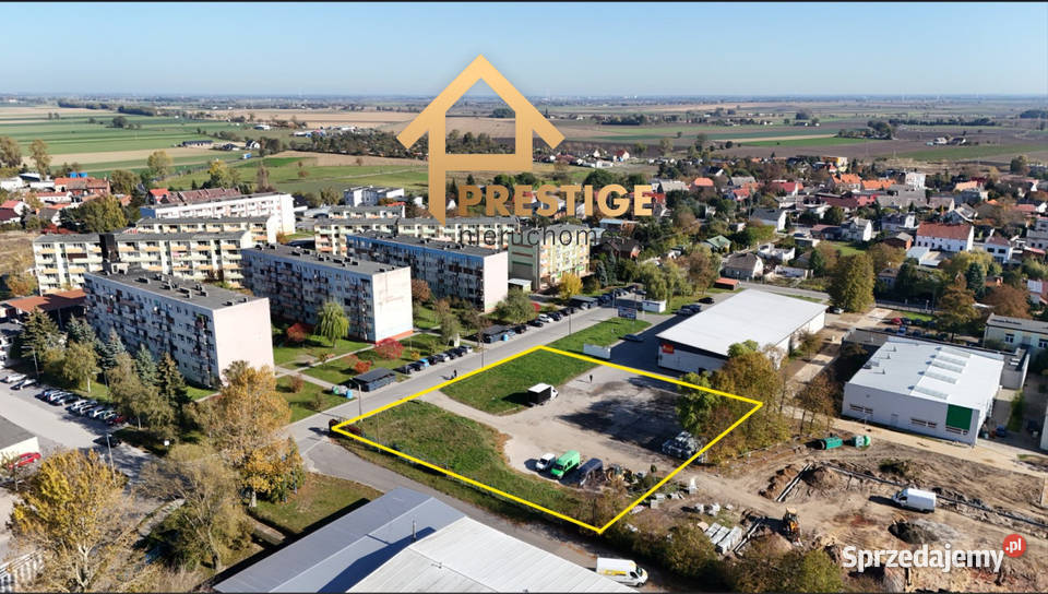 Działka pod pawilon handlowousługowy 51m kujawsko-pomorskie Strzelno sprzedam