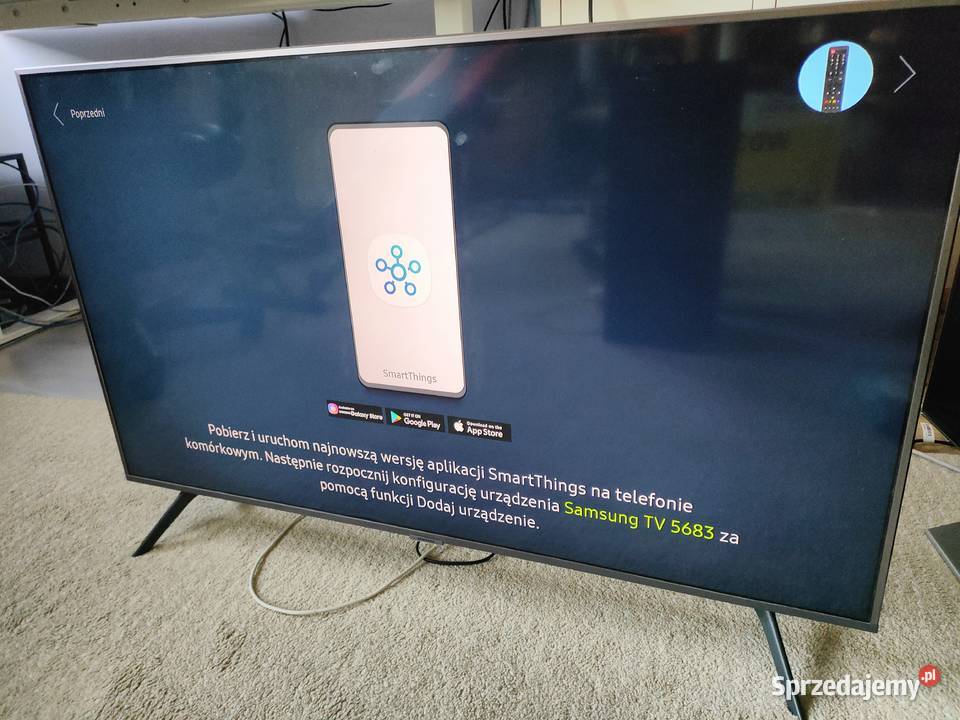 Telewizor 43 cale 4K Samsung SMART LED Telewizory Rypin sprzedam