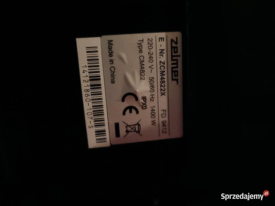 Ekspres do kawy Zelmer ZCM4822X kujawsko-pomorskie Grudziądz