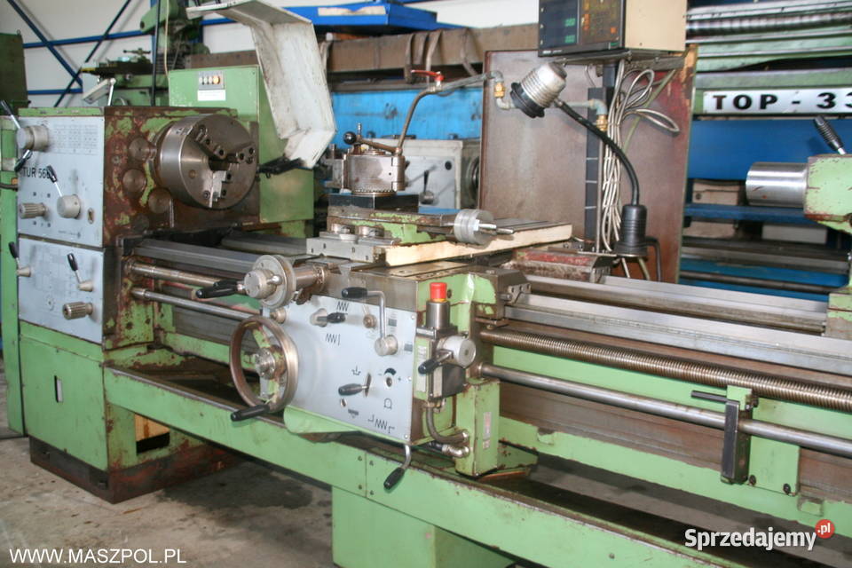 Tokarka uniwersalna TUR 560 x 2000 FAT WROCŁAW Głowno