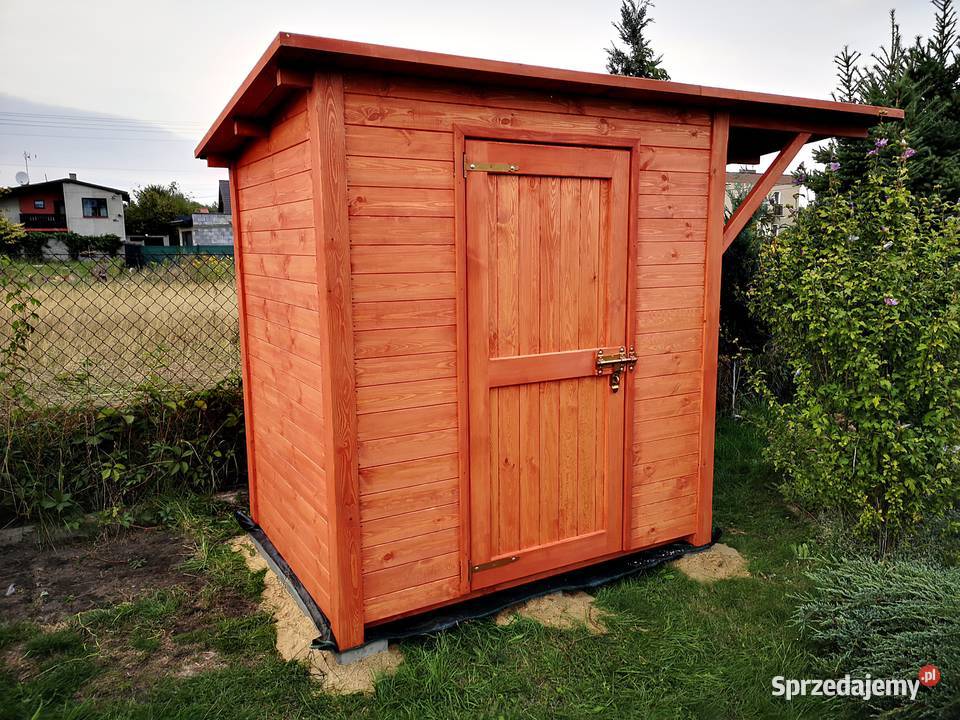 Domek narzędziowy 2 x 11m w konstrukcji słupowej Kalety
