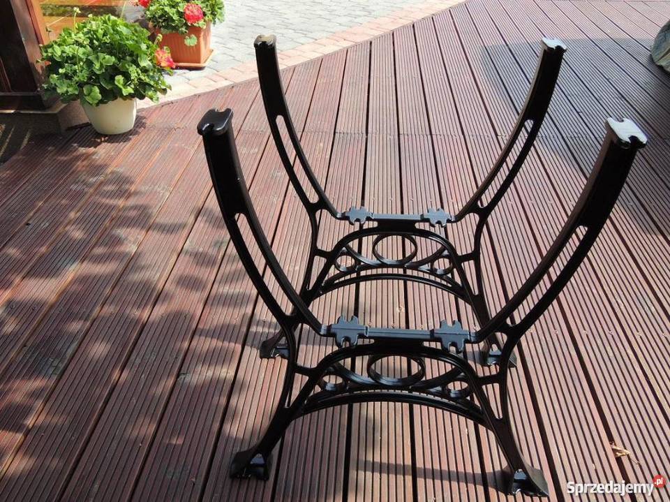 Nogi aluminiowe do ławki i stołu Piaseczno