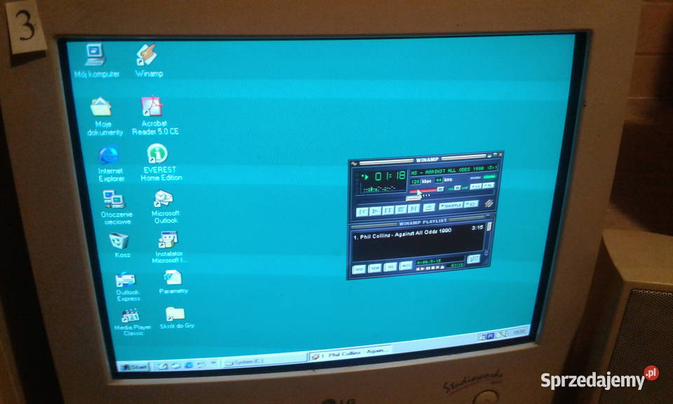 Stary Komputer AT z wyświetlaczem w obudowie 120 Gorzyce sprzedam