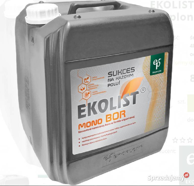 EKOLIST mono Bor 5l Pozostałe Ferdynandów