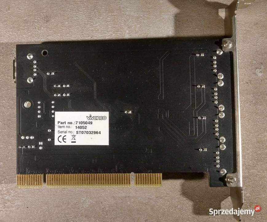 Kontroler karta PCIUSB NEC Vivanco