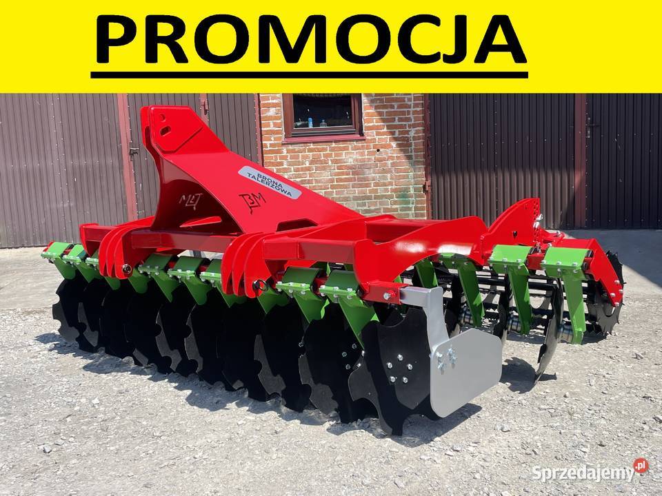 PROMOCJA Brona talerzowa 3m JBM talerze 560 nieuszkodzony
