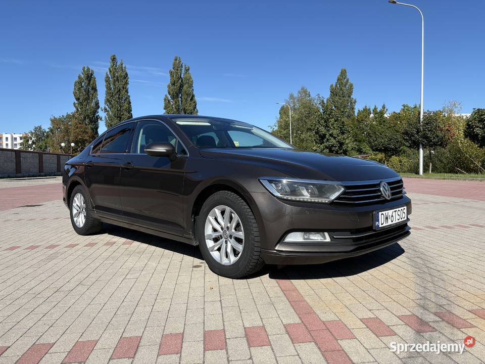 Volkswagen Passat B8 20tdi 150 DSG sedan 2018 elektryczne lusterka dolnośląskie Jelcz-Laskowice