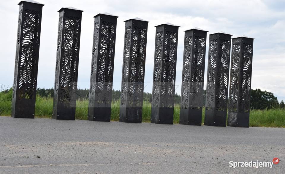 LAMPY OGRODOWE ZE STALI CORTEN Pozostałe Mikołajki