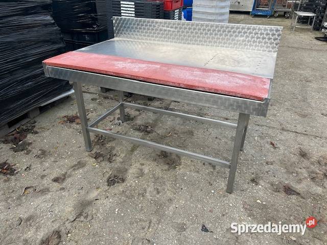 Stół roboczy ze stali nierdzewnej z płytą Gastronomia Głogówko