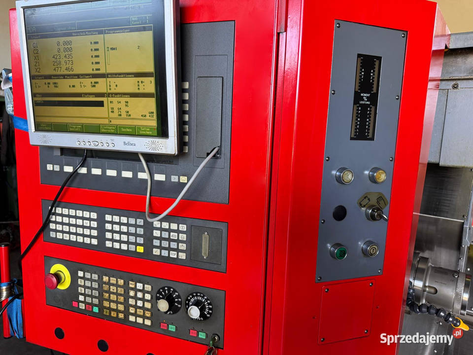 Tokarka CNC EMCO TURN 465 podajnik napędzane Zabór