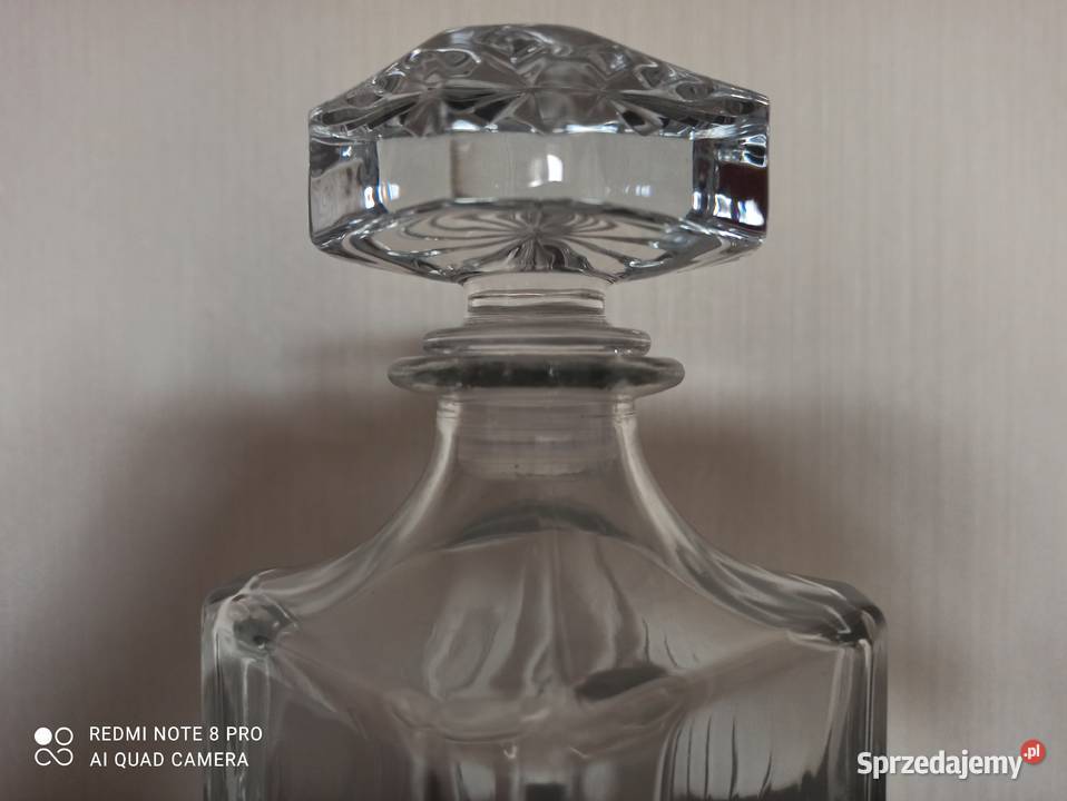 Karafka szklana do whisky Porcelana i szkło