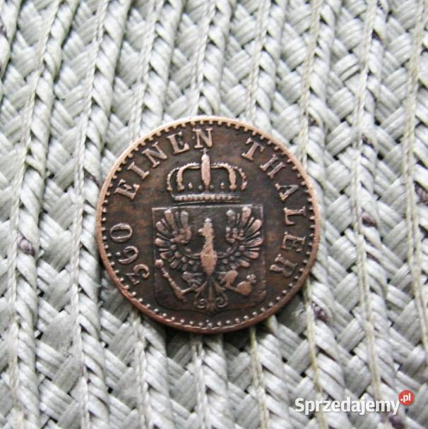 Królestwo Prus 1 Pfennig 1863r A Kalisz