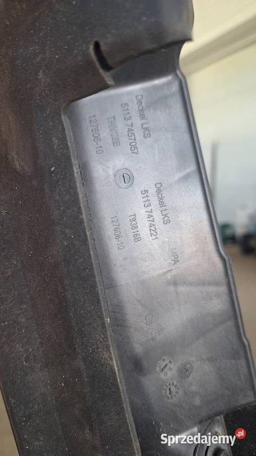 Wlot powietrza pasa przedniego BMW F40 Poznań sprzedam