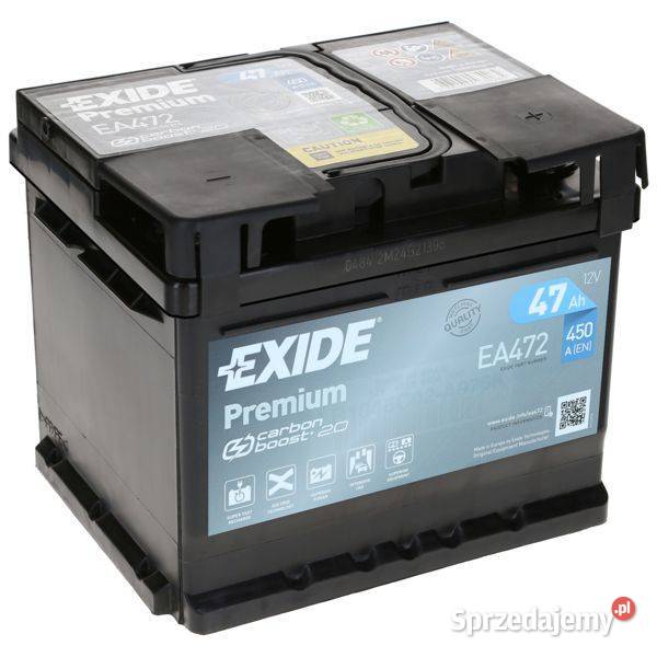Akumulator Exide Premium 12V 47Ah 450A L1B P dolnośląskie Jelcz-Laskowice