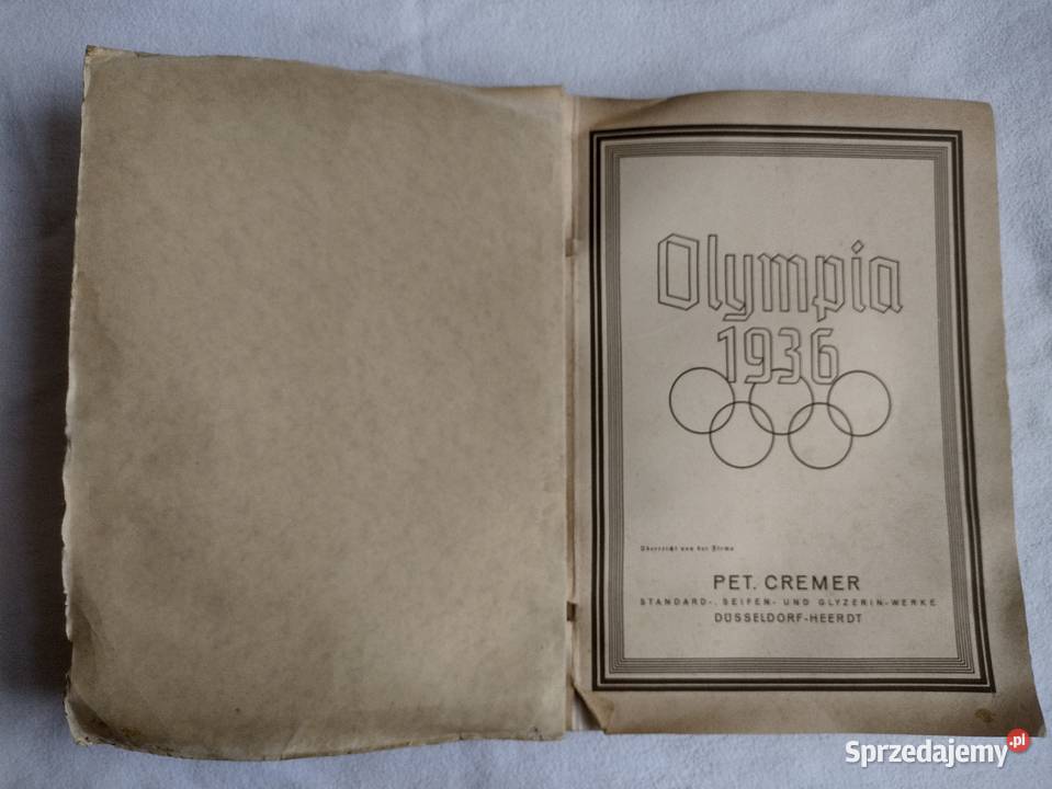 Stary Album Olympiada 1936 Cieszyn sprzedam