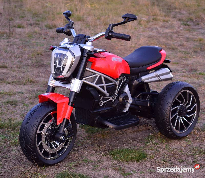 Autko motorek WIELKI MOTOR SKÓRA na akumulator Myszków