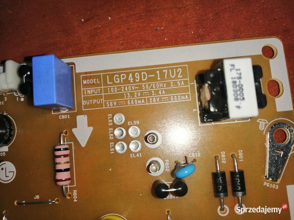 LG 49UJ701VZC części LG