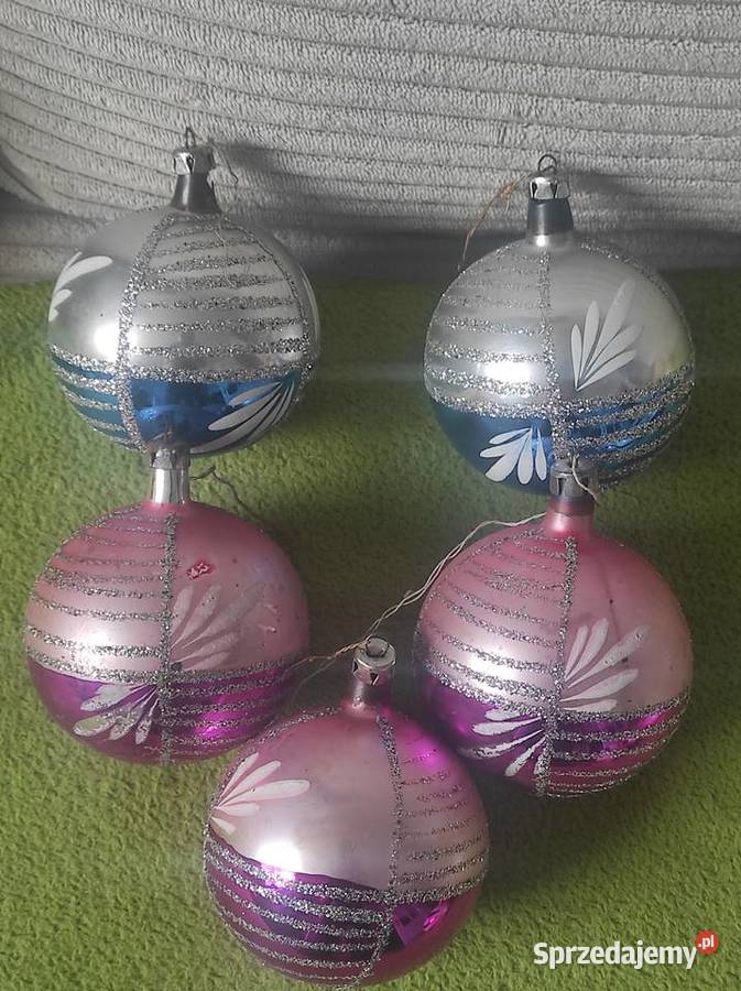 Bombki choinkowe PRL 23 różne Warszawa sprzedam