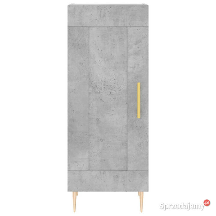 Wysoka szafka szarość betonu 345x34x180 Warszawa