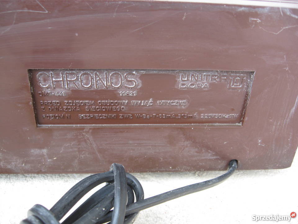 Unikat Radio Unitra CHRONOS DMT441 zegar Grodziczno