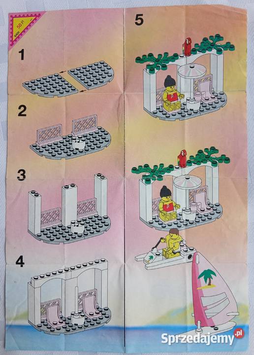 6401 LEGO Zestaw Kompletny Instrukcja Plaża Bielsko-Biała