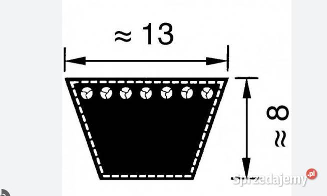Pas klinowy spa 1007 ursus c850 sprężarki