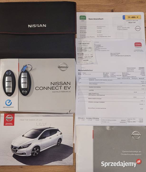 Nissan Leaf 40kW Tekna Zoe Eniro Kona i3 e500 150KM Wrocław