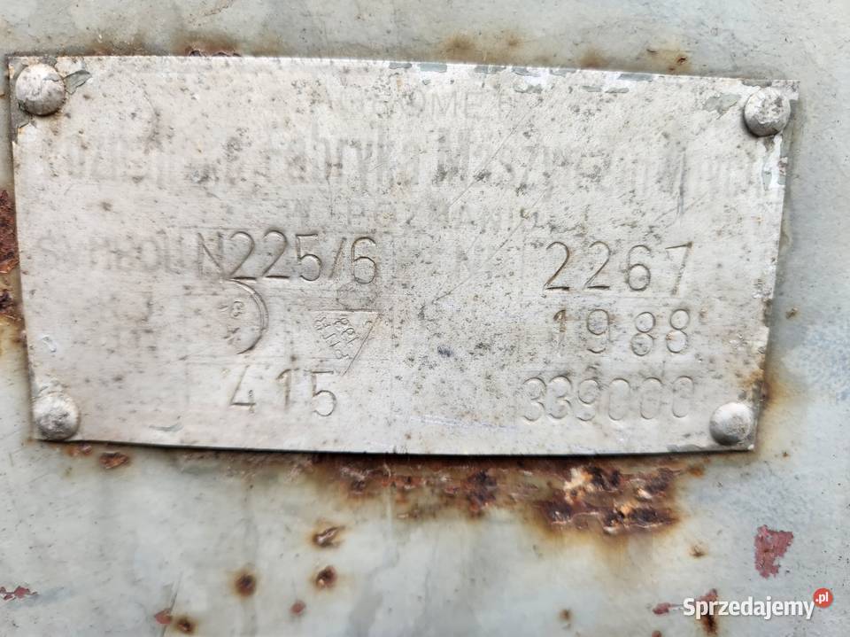 Przyczepa jednoosiowa wywrotka N2256 łódzkie Pomiary