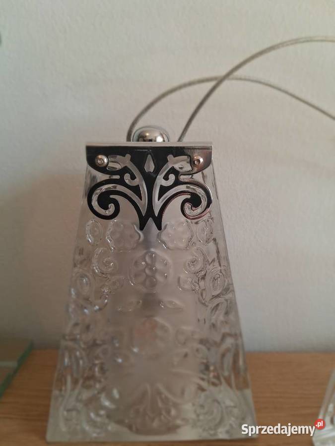 2 kryształowe lampki wiszące Warszawa