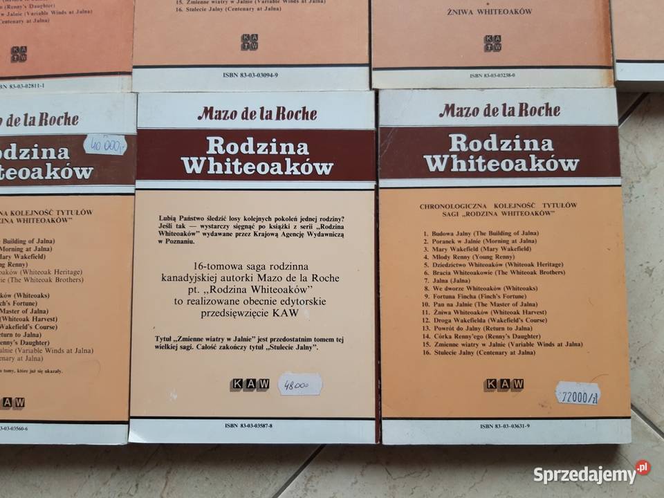 Rodzina Whiteoaków 14 tomów 1989
