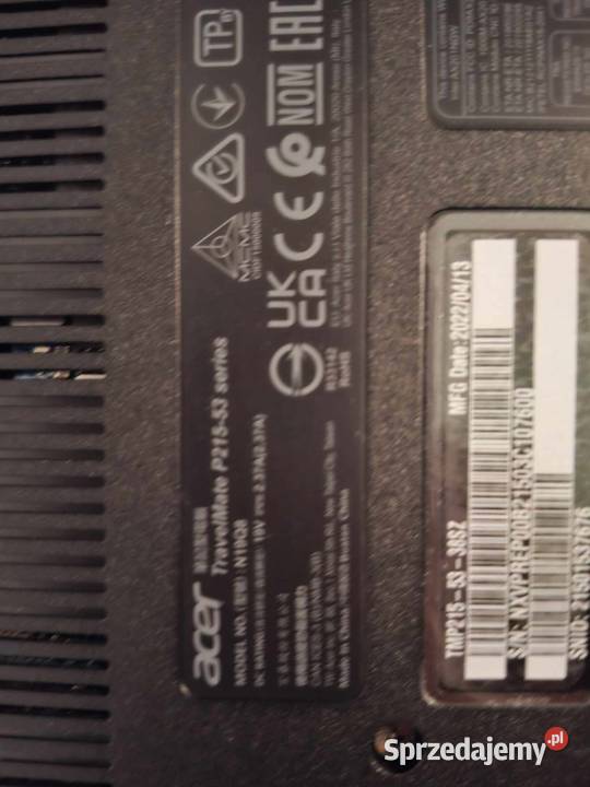 laptop acer travelmate p2