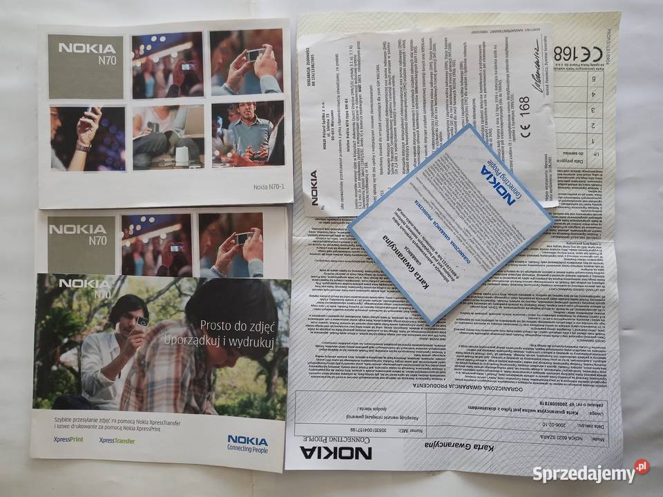 Pudełko Nokii N70 zachodniopomorskie