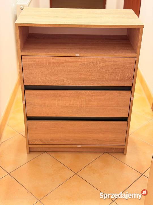 Komoda szafka na buty z 3 uchylnymi szufladami 37.5cm