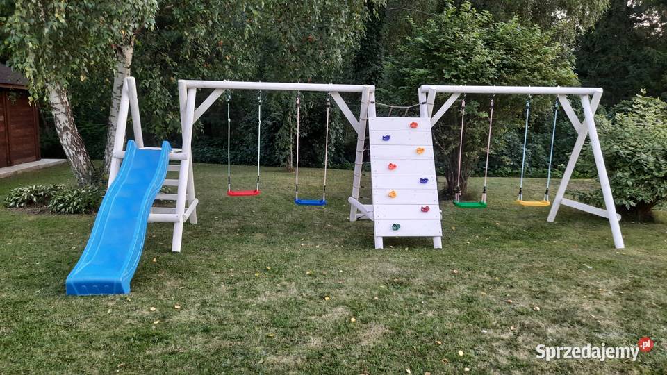 Drewniany Plac Zabaw do Ogrodu MIKI Ślizg Kraków