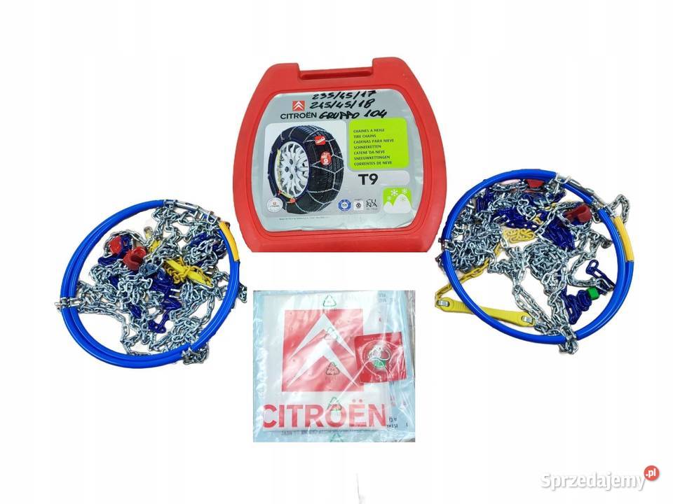 ŁAŃCUCHY ŚNIEGOWE 1 PARA CITROEN 17 18 ROZMIAR