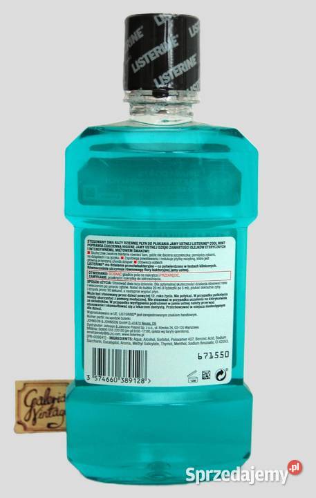 Listerine Cool Mint płyn do płukania ust 500 ml Pielęgnacja zębów Lublin