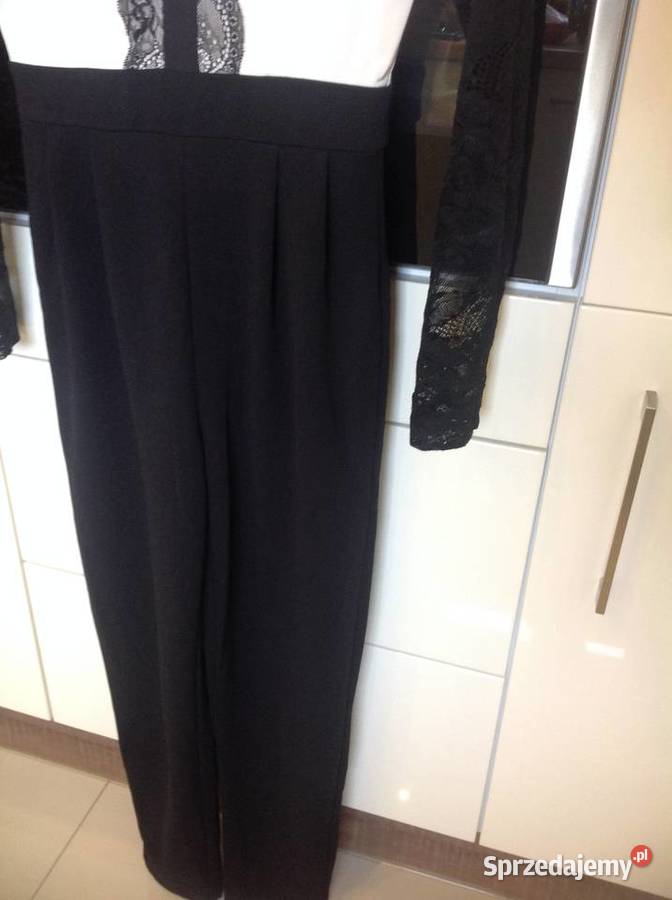 Kombinezon Czarny Damski ANNA FIELD S Koronka czarny Moda i Styl Nowa Sól