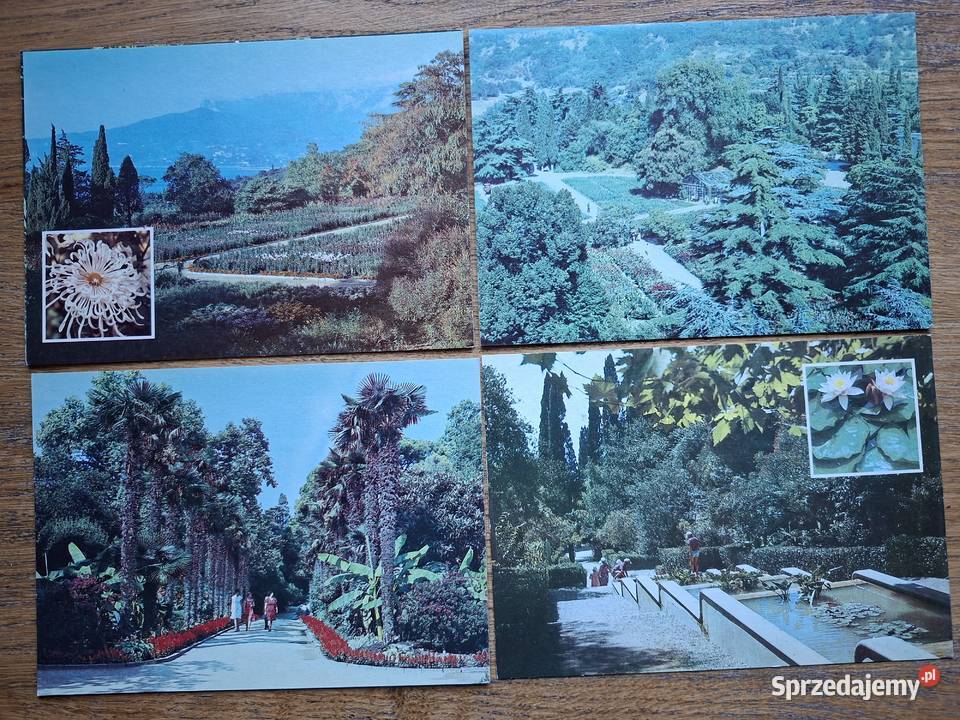 Nikitski ogród botaniczny Krym pocztówki 18
