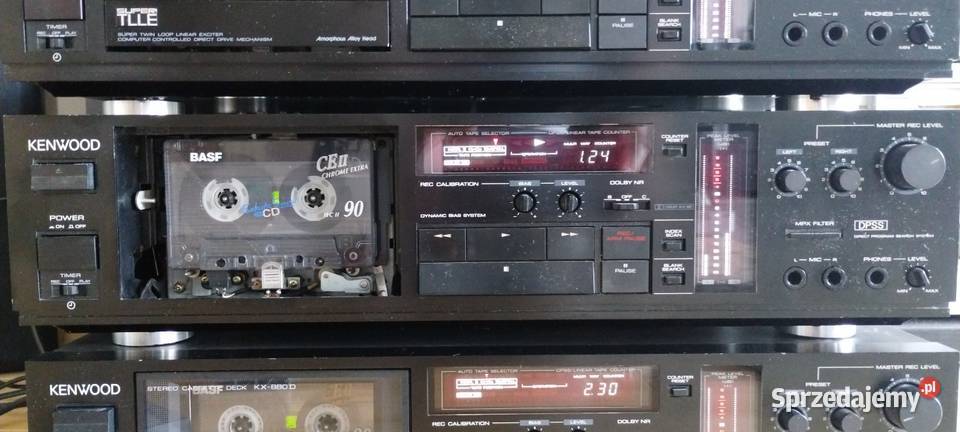 Magnetofon deck 2 głowicowy Kenwood KX880D sprzedam