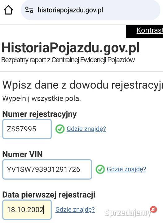 Volvo V70 p2 Śrem