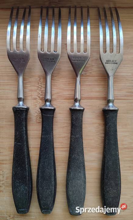 Gerlach 4 widelce bakelit Warszawa
