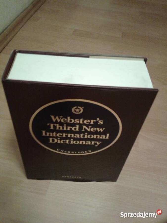 Słownik angielski Websters Third International twarda Sosnowiec
