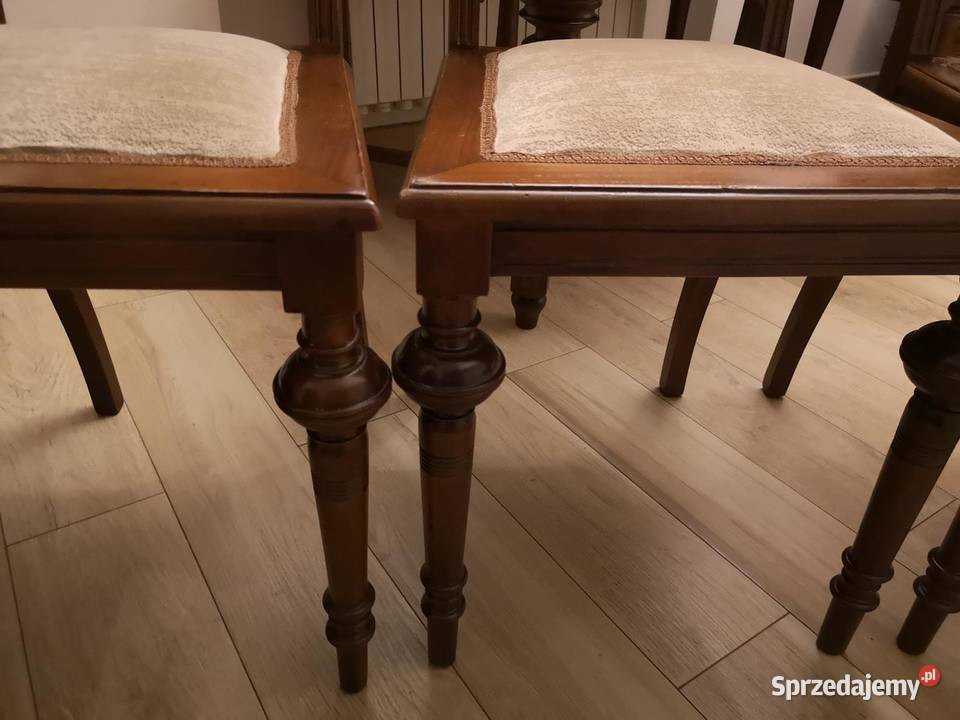 Krzesła eklektyczne stare antyki w stanie Meble Swarzędz