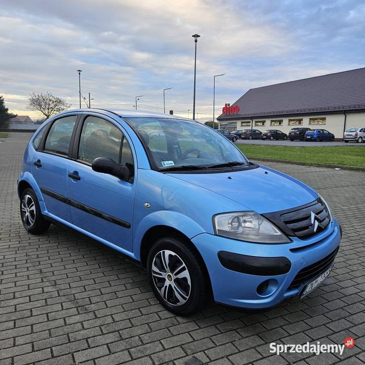 Citroen C3 14 benzyna 75 klimatyzacja tablet niebieski Paczków sprzedam