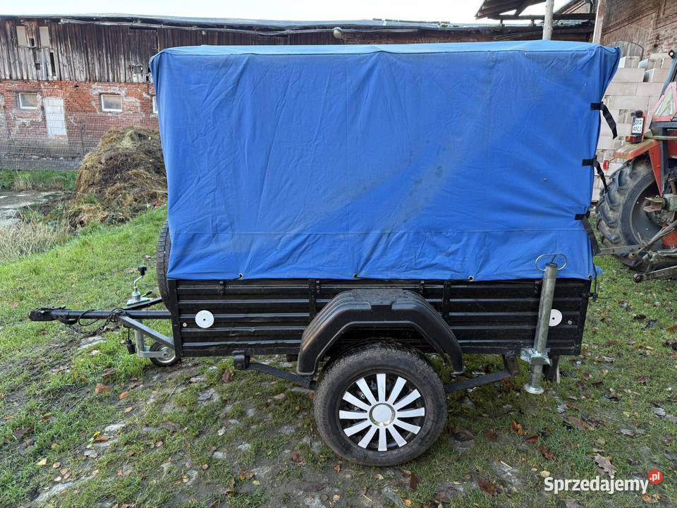 Przyczepka Samochodowa stan stelaż papiery Koszalin