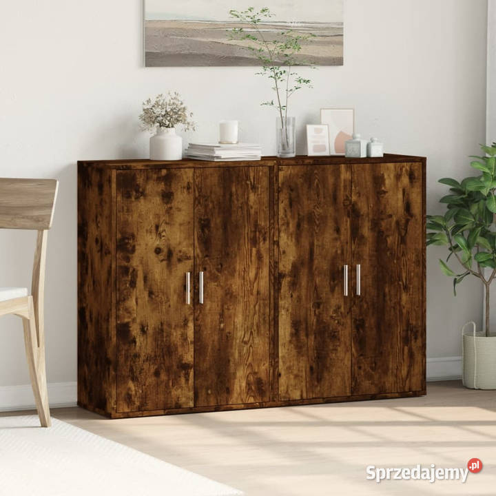 Szafki 2 przydymiony dąb 60x31x84 WM3276571 Warszawa sprzedam
