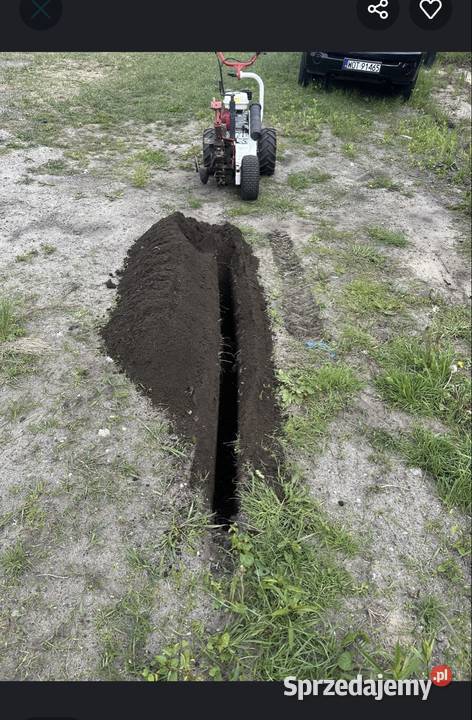 Koparka łańcuchowa z napędem wynajem nie mazowieckie Celestynów sprzedam