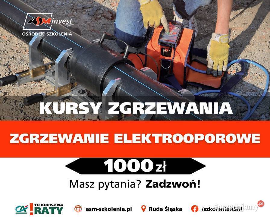 Kurs zgrzewania elektrooporowego mufowe Ruda Śląska